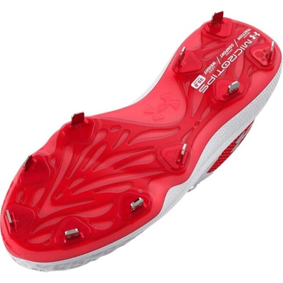 Under Armour Womens Glyde 2.0 Mt Softball Shoe 3026601-104 Size 12 - Picture 4 of 4